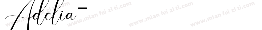 Adelia字体转换