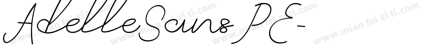 AdelleSansPE字体转换
