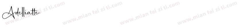 Adelliatte字体转换