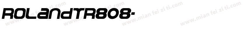 RolandTR808字体转换
