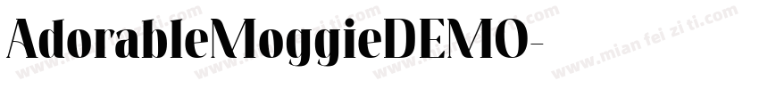 AdorableMoggieDEMO字体转换