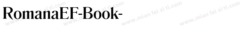 RomanaEF-Book字体转换