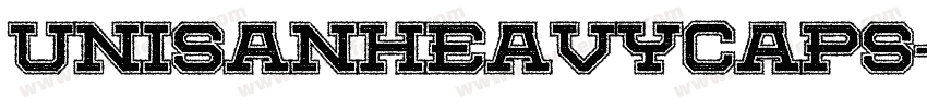 UniSanHeavyCAPS字体转换