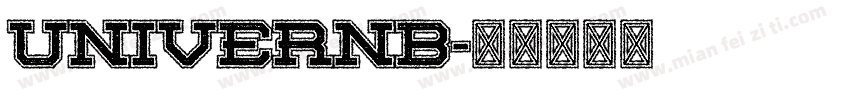 Univernb字体转换