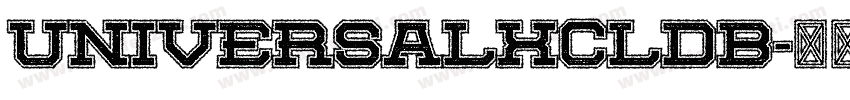 UniversalXCLDB字体转换