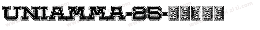 uniAmma-25字体转换