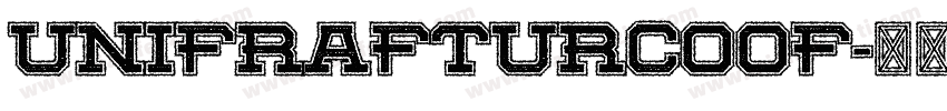 unifrafturcoof字体转换