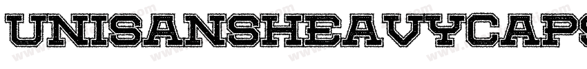 unisansheavycaps字体转换