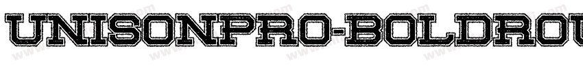 unisonpro-boldround字体转换
