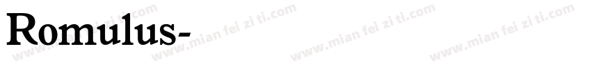 Romulus字体转换
