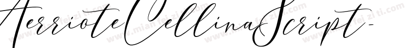 AerrioteCellinaScript字体转换
