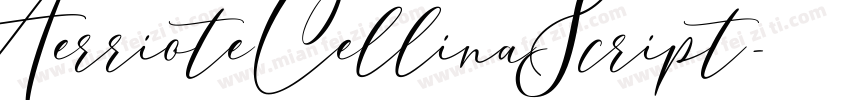 AerrioteCellinaScript字体转换