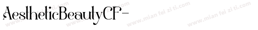 AestheticBeautyCF字体转换