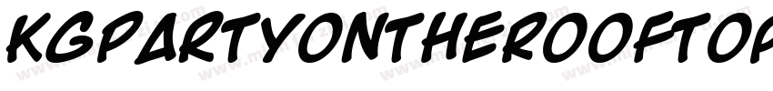 KGPartyontheRooftop字体转换