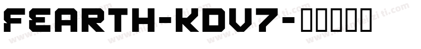 Fearth-KdV7字体转换