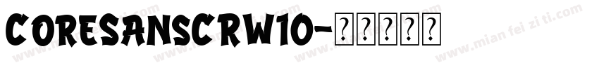 CoreSansCRW10字体转换