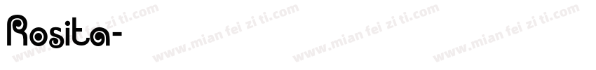 Rosita字体转换