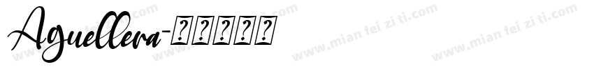 Aguellera字体转换