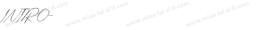 INITRO字体转换
