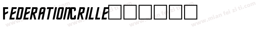 FederationCrille字体转换