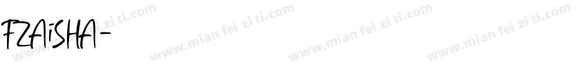 FZAiSHA字体转换