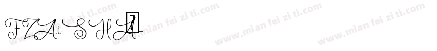 FZAiSHA字体转换