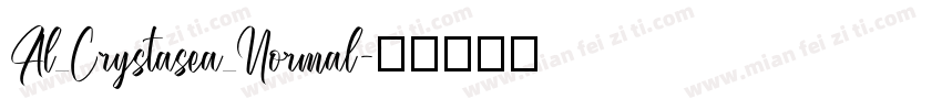 Al_Crystasea_Normal字体转换