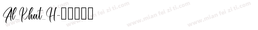 Al_Khat_H字体转换