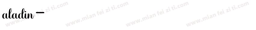 aladin字体转换