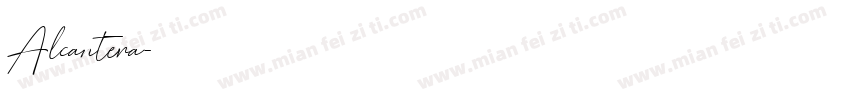 Alcantera字体转换