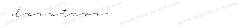 Alcantera字体转换