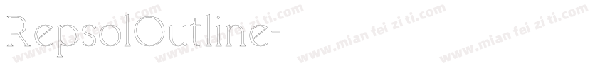RepsolOutline字体转换