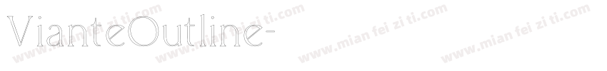 VianteOutline字体转换