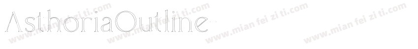 AsthoriaOutline字体转换