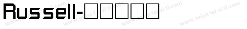Russell字体转换