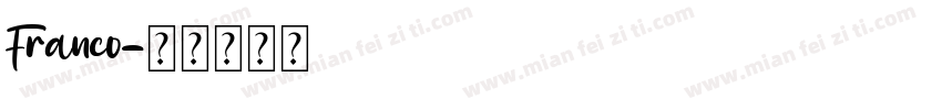 Franco字体转换