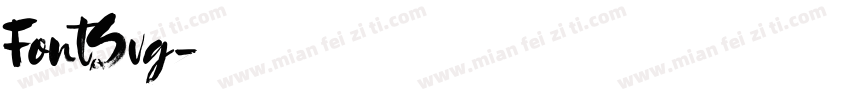 FontSvg字体转换