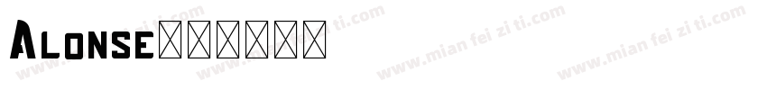 Alonse字体转换