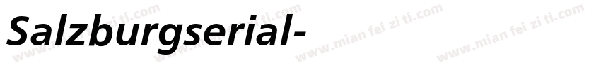 Salzburgserial字体转换