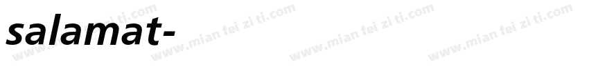 salamat字体转换