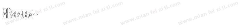 Alsace字体转换