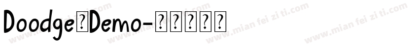 Doodge_Demo字体转换