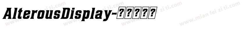 AlterousDisplay字体转换