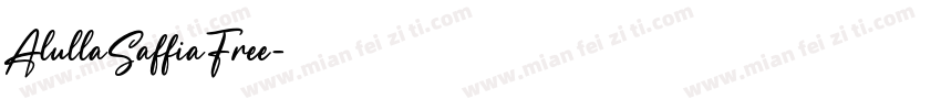 AlullaSaffiaFree字体转换