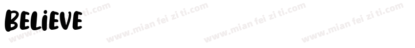 Believe字体转换