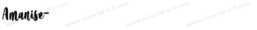 Amanise字体转换