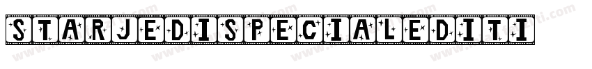StarJedispecialEditi字体转换