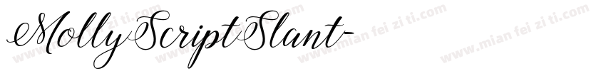MollyScriptSlant字体转换
