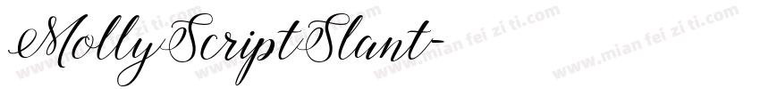 MollyScriptSlant字体转换