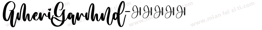 AmeriGarmnd字体转换